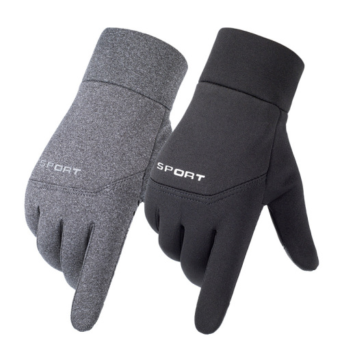gloves warm men‘s winter gloves outdoor running mountaineering cycling football training cold-proof gloves wholesale
