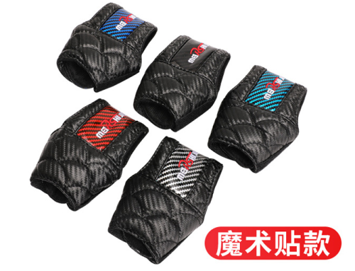 car manual gear shift cover carbon fiber automatic gear shift cover car gear lever protective cover hand sewing car gear cover explosion