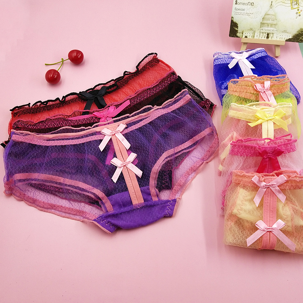 低腰性感夜店夜市女士镂空内裤 5616