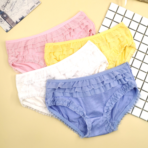 Female Student Low Waist Ruffled Underwear Female Shorts Cheap Processing Wholesale 7510