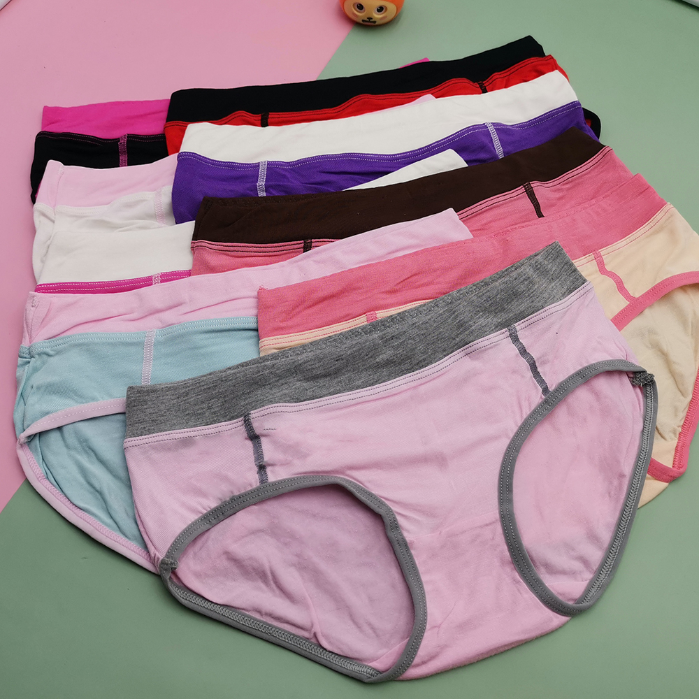 新款促销低腰撞色运动达人透气女士内裤