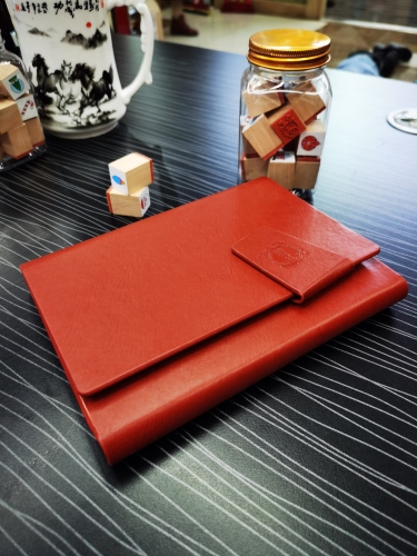 Folding Buckle A6 Loose-Leaf Efficiency Notebook Tri-Fold Flip Notebook Creative Business Notebook Office Gift Diary