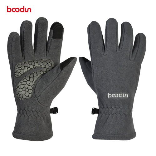 Boodun/Botton New Winter Outdoor Men‘s and Women‘s Sports Touch Screen Gloves Polar Fleece Cycling Warm Gloves