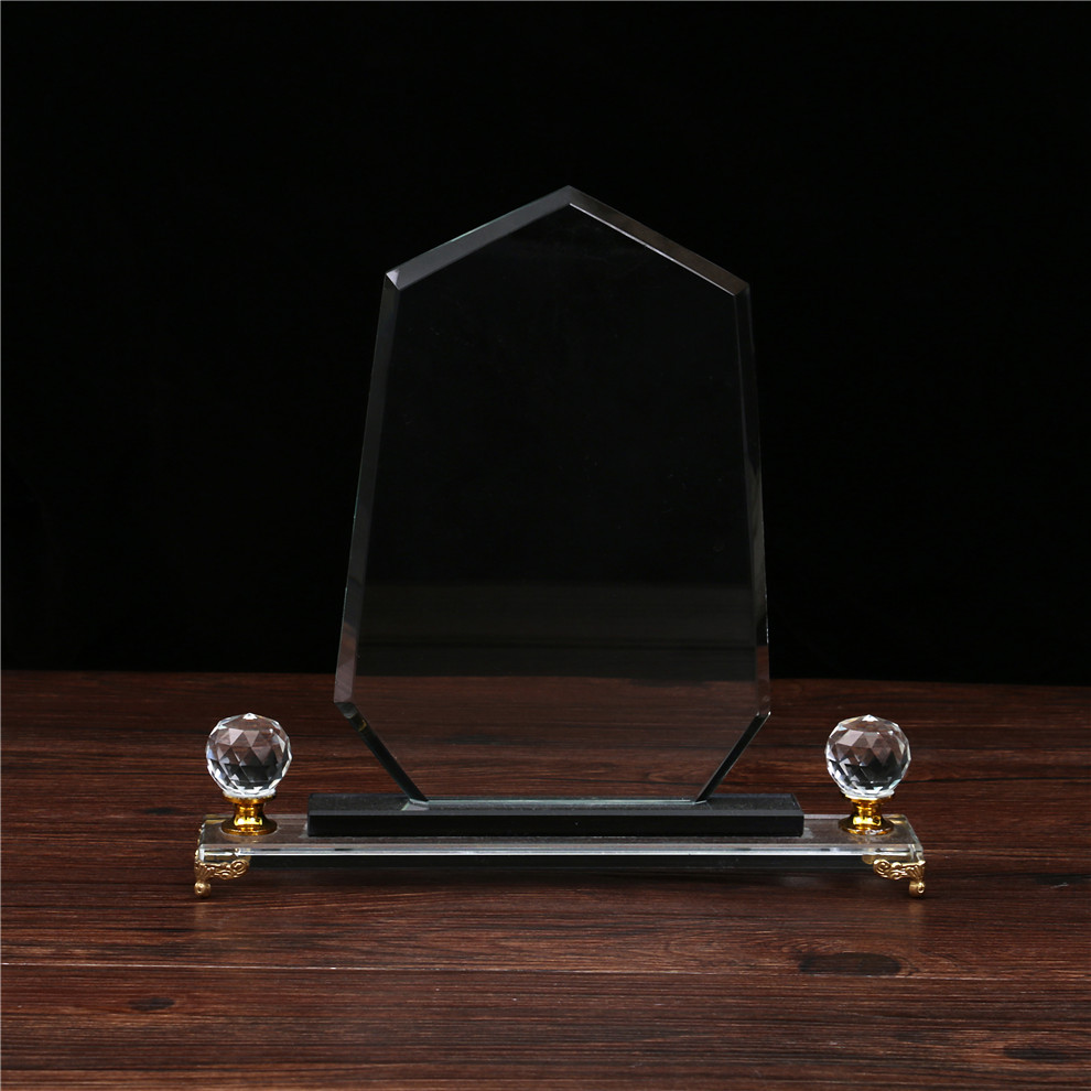 水晶奖杯奖牌公司年会员工创意学校毕业水晶奖杯可定制文字