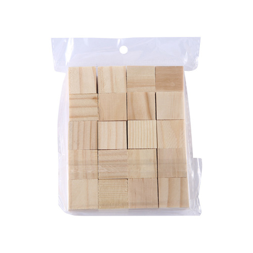 Manufacturers Supply Square Wood Blocks Small Wood DIY Model Materials Woodworking Handmade Wood Chips Pine Board