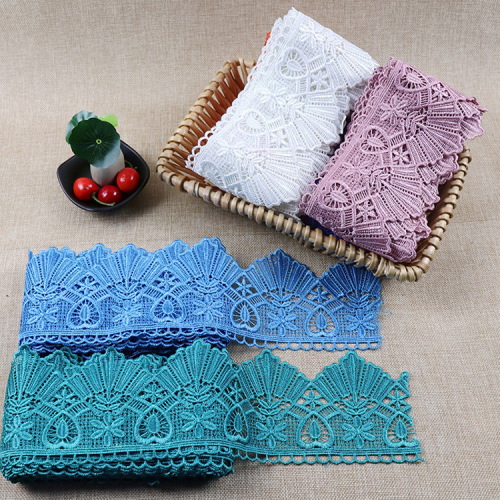 lace water-soluble embroidery bar code curtain lace home decoration dress accessories in stock