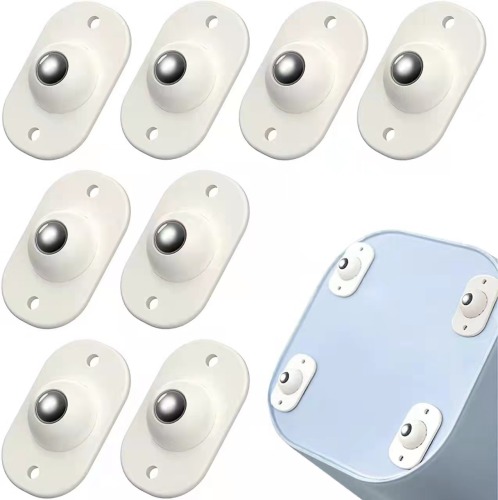 four universal pulleys can be pasted. storage rack roller trash can wheel bed bottom storage box bottom universal wheel