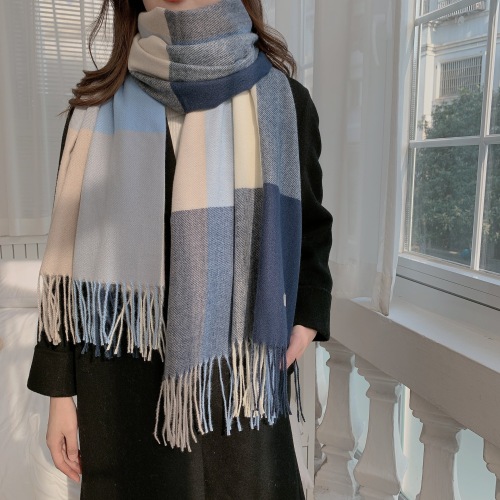 scarf female winter 2021 imitation cashmere scarf south korea dongdaemun plaid scarf autumn new korean style scarf scarf