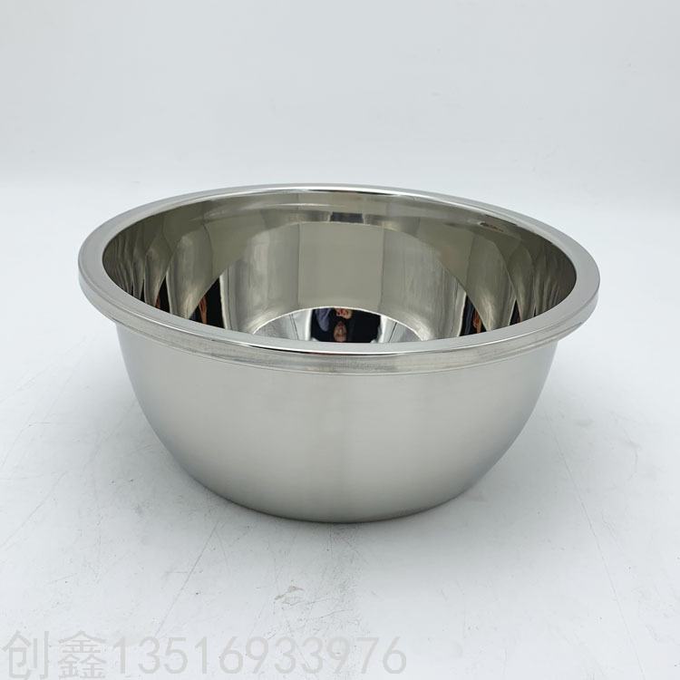 【厂家直销】不锈钢盆餐具厨具不锈钢碗烘焙用多尺寸45-80公分详情8