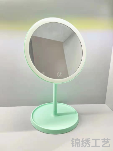 desktop makeup mirror with light three-color adjustment fill light internet celebrity fashion makeup mirror