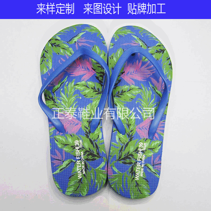 factory customized daily leisure breathable ladies eva beach flip flops printed sandals can be customized pattern
