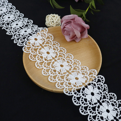 new white water soluble lace 5.5cm wide lace home textile fabric accessories curtain sofa cushion lace