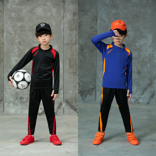 football suit children‘s quick-drying football sports suit spring and autumn long-sleeved training team uniform jersey boys primary school students