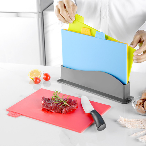 thickened square pp plastic classification cutting board set 4 colors raw classification plastic cutting board cutting board cutting board cutting board