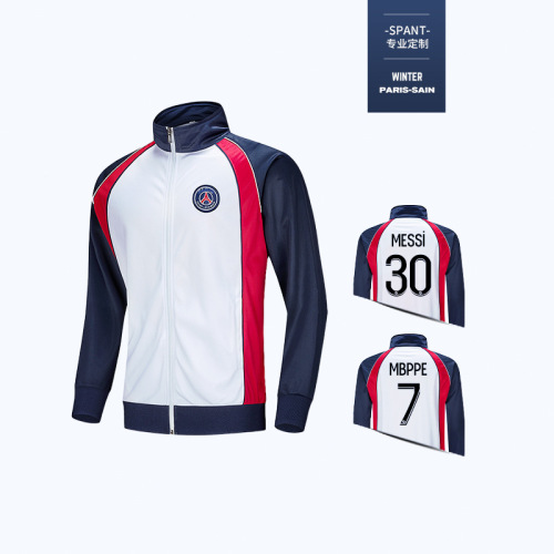 2122 Paris Saint Germain Jersey Group Purchase Men‘s Long-Sleeved Autumn and Winter Football Training Suit Mbape Massey Team Uniform