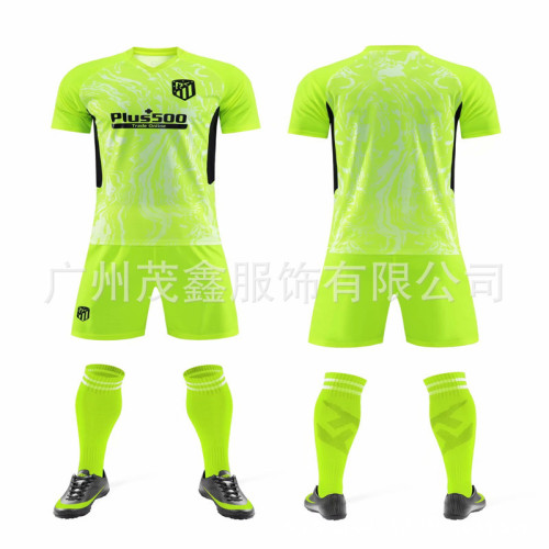 Football Club Football Uniform Men‘s Suit Short Sleeve Adult Children Student Jersey Printed Ball Uniform Logo