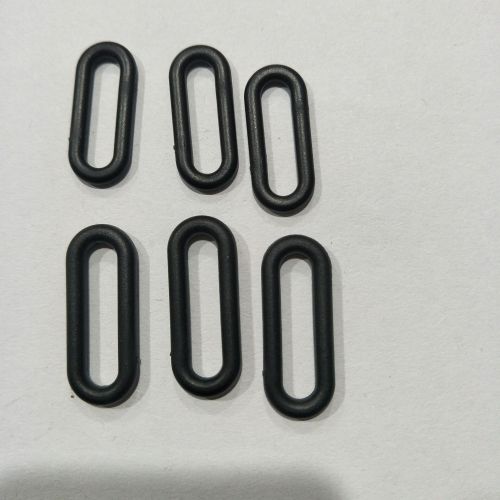 factory wholesale plastic word buckle oval ribbon adjustment buckle two-gear buckle luggage accessories