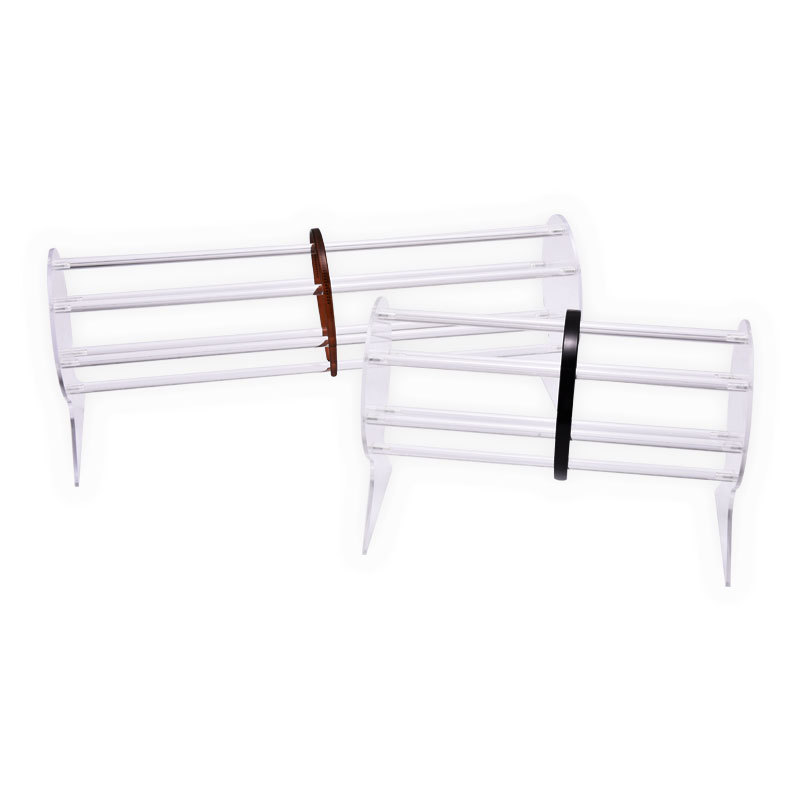 亚克力发圈头绳头扣展示头饰收纳架发箍首饰架亚克力七枝棒展示架