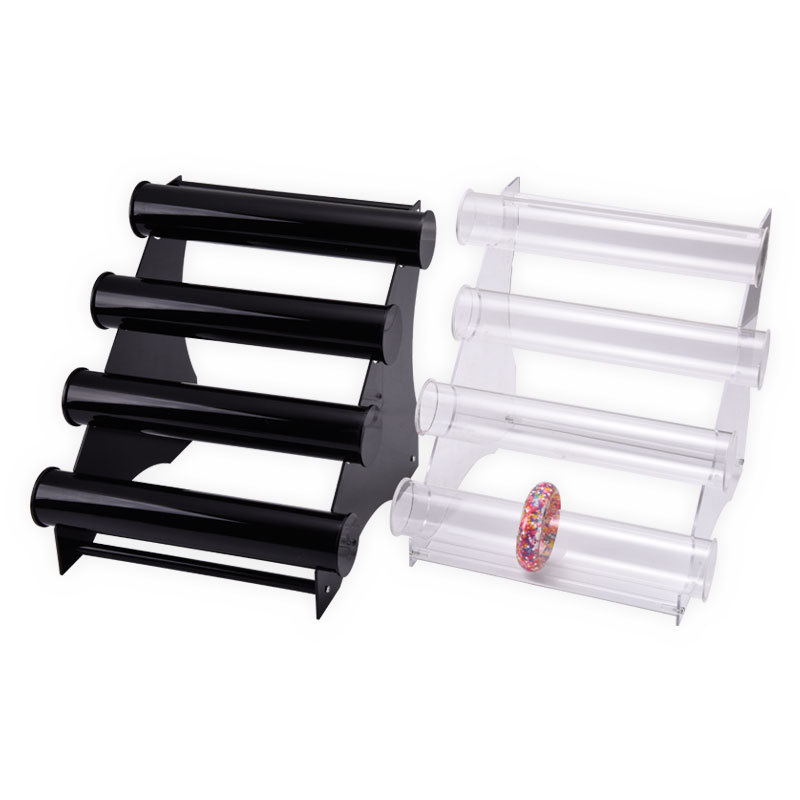 亚克力四手架 手镯手链手串手表收纳架 有机玻璃珠宝首饰展示架