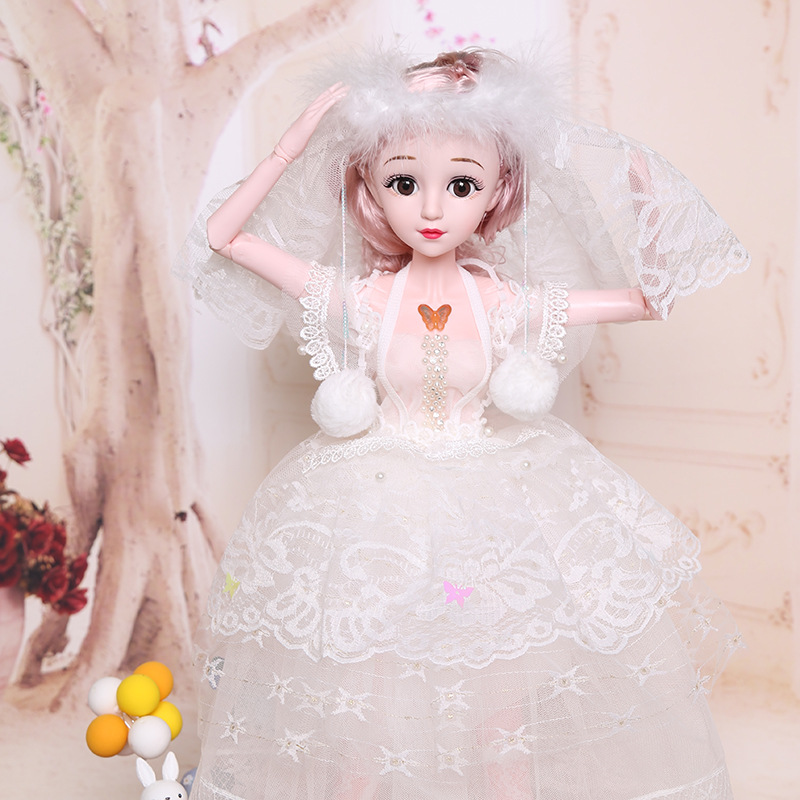 缪莉芭比娃娃民族风含香公主女孩玩具仿真洋娃娃儿童生日礼物60cm