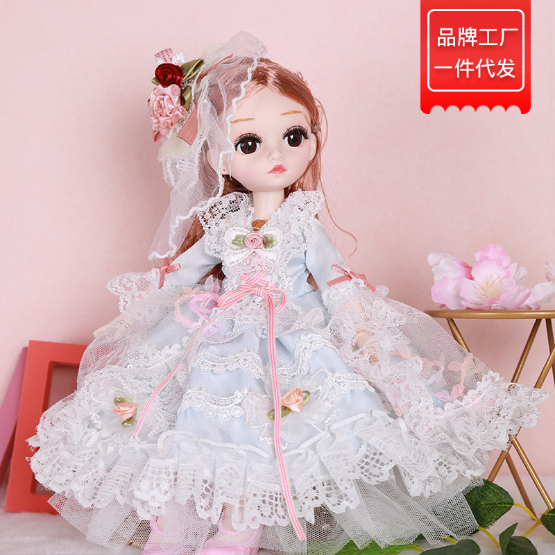 缪莉芭比娃娃30cm洛丽塔公主精致小女孩音乐洋娃娃女孩礼物玩具