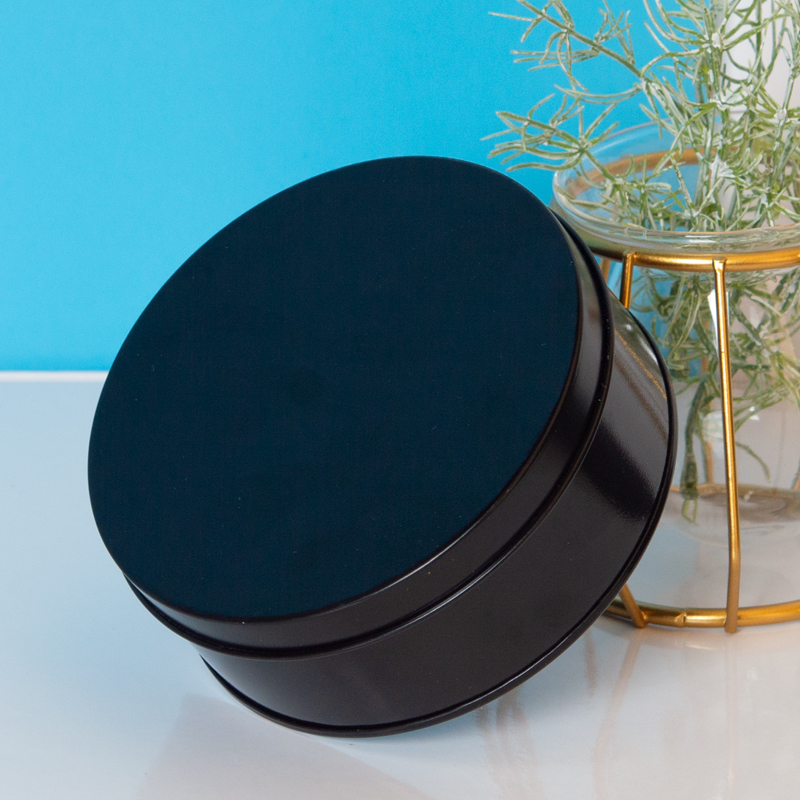 工厂现货大号圆形铁盒子10cm圆罐糖果礼物包装马口铁盒圆形大号