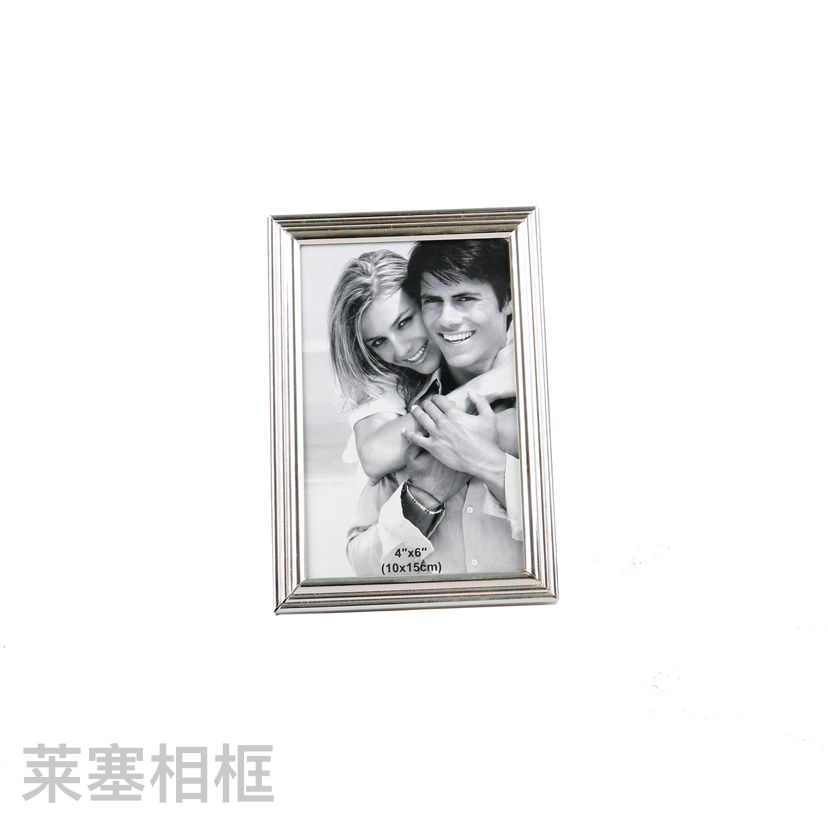 三条纹铁电镀创意摆件照片家居装饰礼物客厅卧室工艺品金属相框