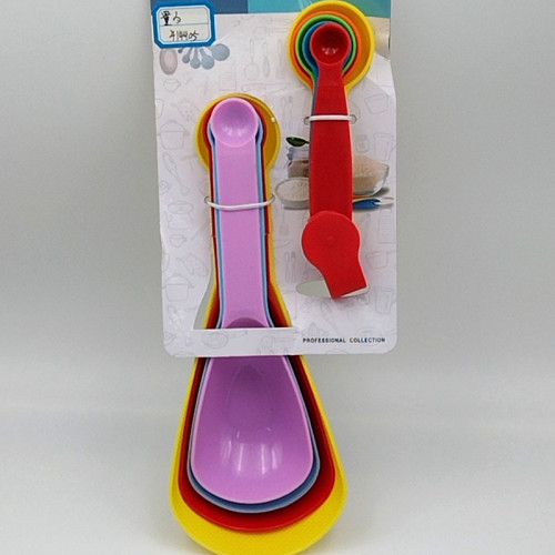 Kitchen Multi-Functional Color Plastic Measuring Cups Measuring Spoon with Scale Measuring Spoon Coffee Measuring Spoon Measuring Spoon Baking Tool
