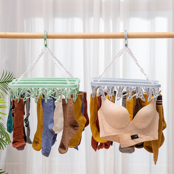 创意32夹折叠衣架