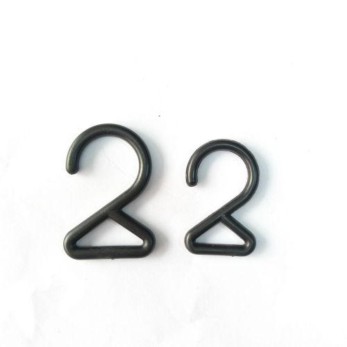 Factory Direct Sales 20mm Plastic 2 Words Hooks High Quality 25mm Wear Ribbon Hook Can Be Customized Color Hook
