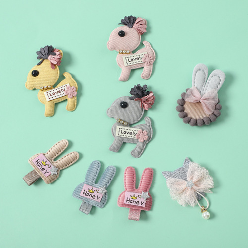 boutique fabric cartoon accessories giraffe bunny diy headwear accessories accessories hair accessories manufacturers wholesale