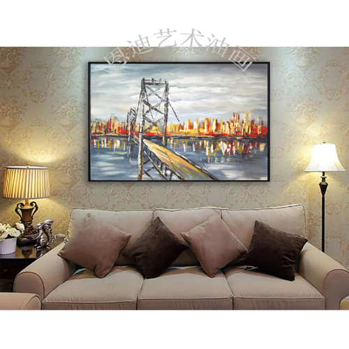 Pure Oil Painting Factory Direct Sales Original Handmade Oil Painting