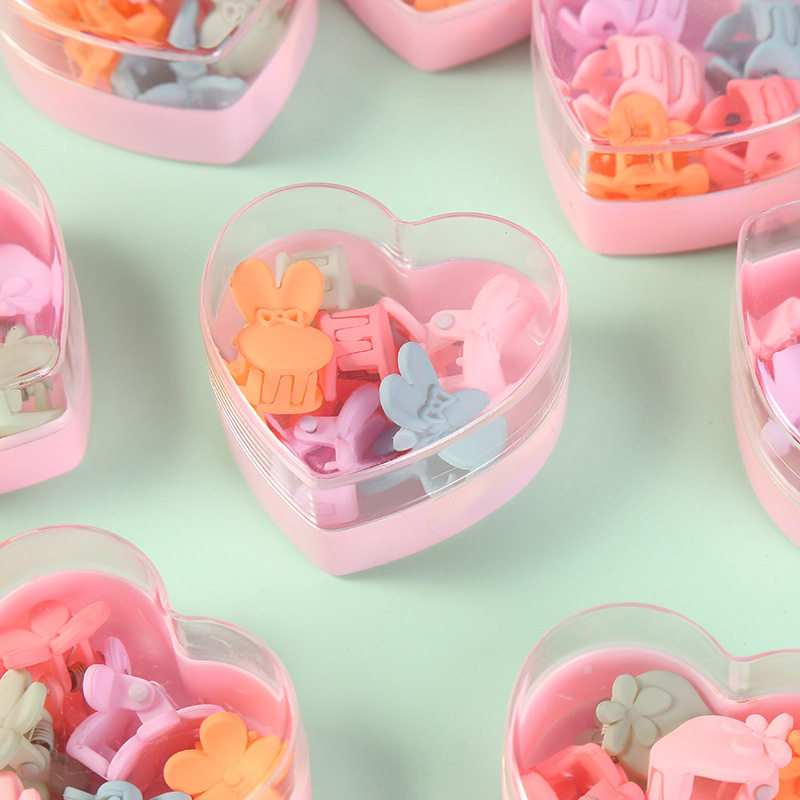 厂家直销儿童发卡可爱卡通宝宝女学生发夹糖果配色公主网红发夹盒