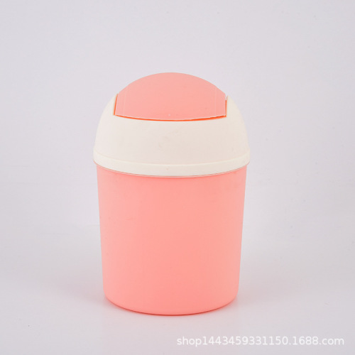 creative new mini desktop trash can household desk covered small trash can sundries storage cleaning trash can