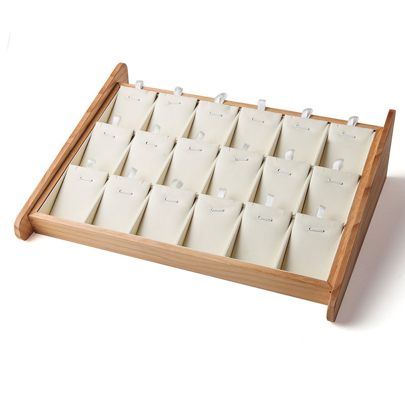 厂家直销实木饰品托盘手链手串项链展示首饰陈列道具批发定做