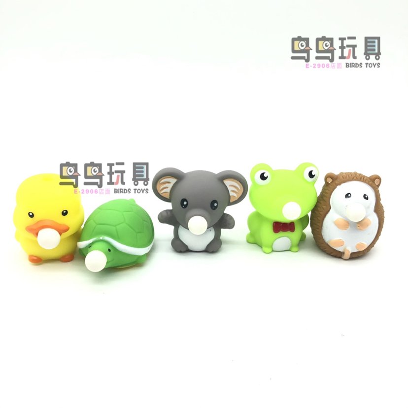 解压球玩具减压捏捏乐儿童萌宠吹泡泡小玩具男女生无聊手捏小动物