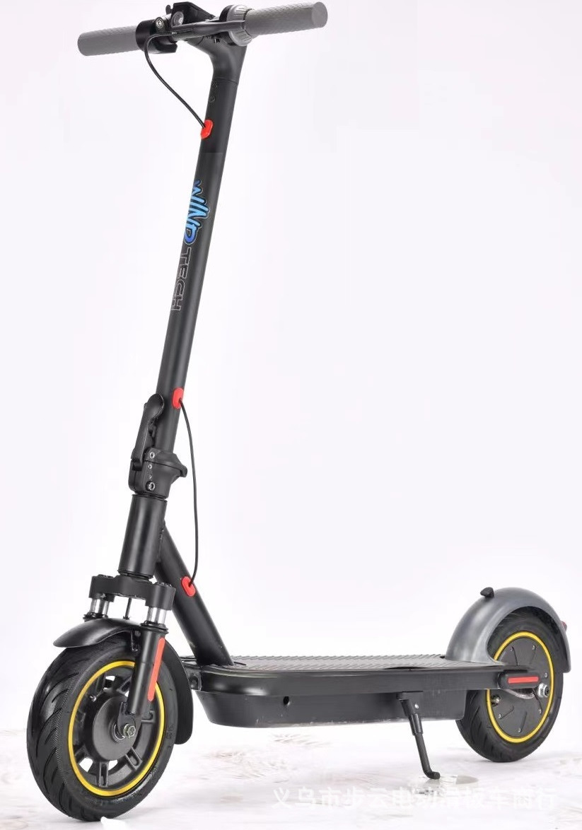 滑板车黑色极限成人电动前减震滑板车