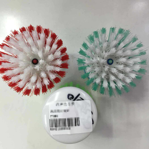 t-shaped plastic hydraulic detergent pot brush multi-color kitchen compact tool oil removal brush scouring brush factory spot