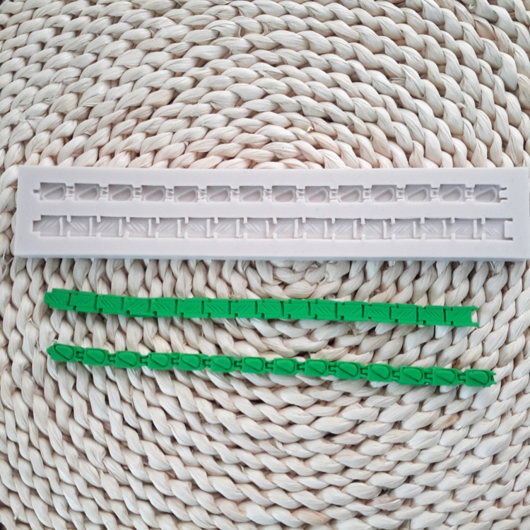 翻糖蛋糕硅胶模具 食品级硅胶 手表链条链子 厂家直销现货批发