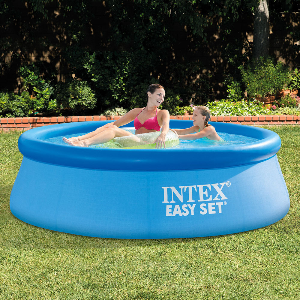 INTEX28110户外野营家庭游泳池 8'碟形水池 养鱼水池 简易水池