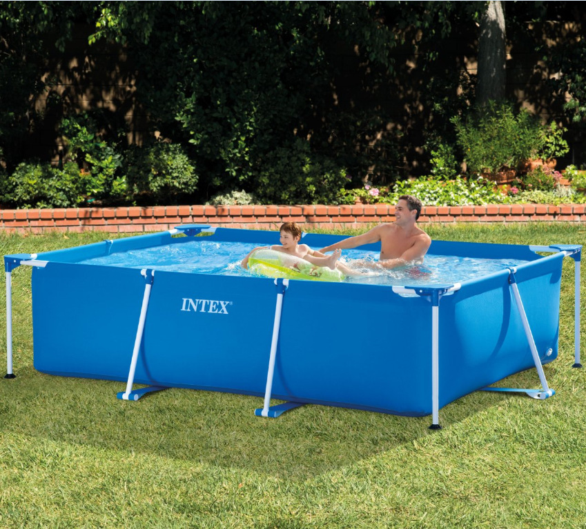 美国INTEX28272 管架水池300*200*75cm大型家庭别墅泳池