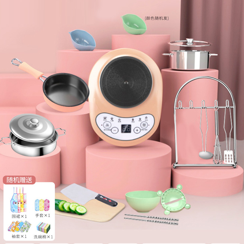 热销迷你厨房真煮全套做饭女孩小厨具套装儿童宝宝益智过家家玩具