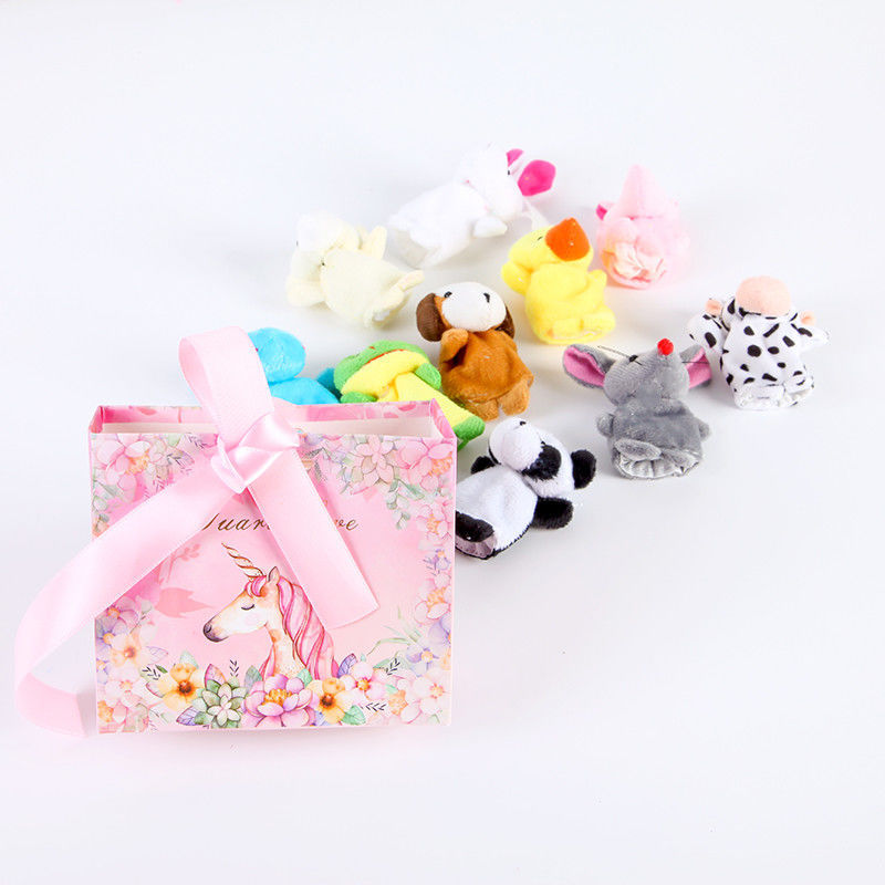 10款动物手指偶玩具 益智早教亲子互动玩具 讲故事道具 厂家直销