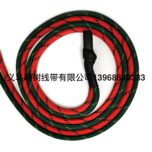 manufacturer customized polyester cotton round waist of trousers drawstring for sports pants rope sweater heat shrink tube hardware plug cap rope