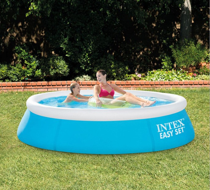 美国INTEX 28101 简易水池  儿童加厚充气泳池成人 戏水池