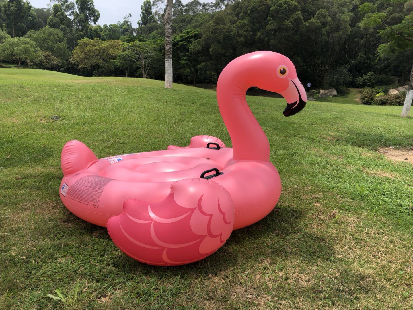 INTEX57558 小红鹤坐骑 水上动物坐骑 浮岛 浮排