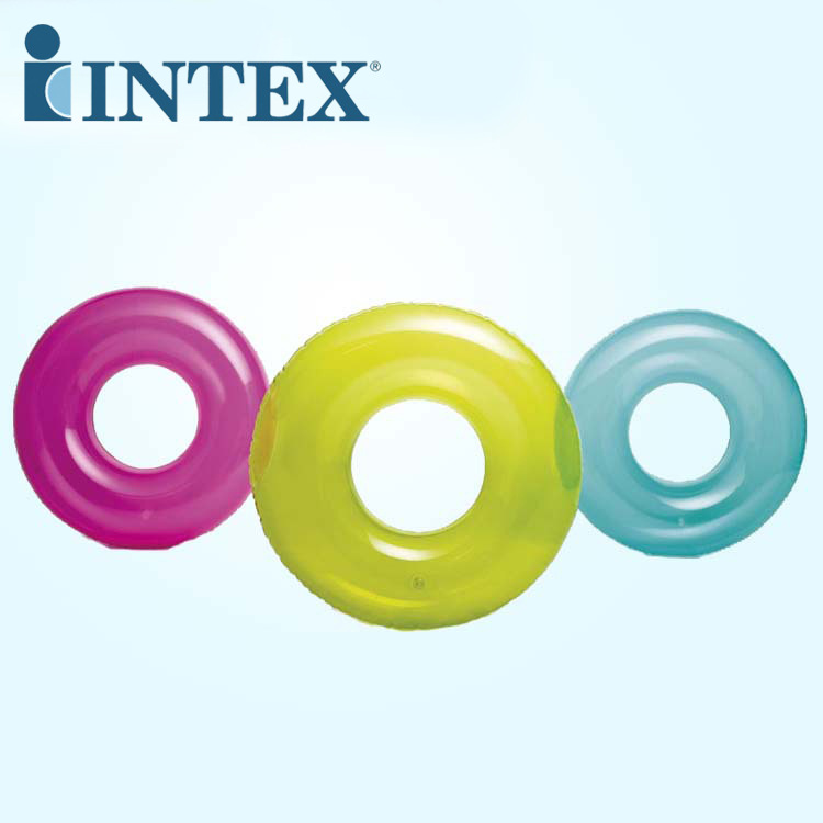 美国INTEX59260游泳圈加厚泳圈宝宝游泳圈成人游泳圈救生圈