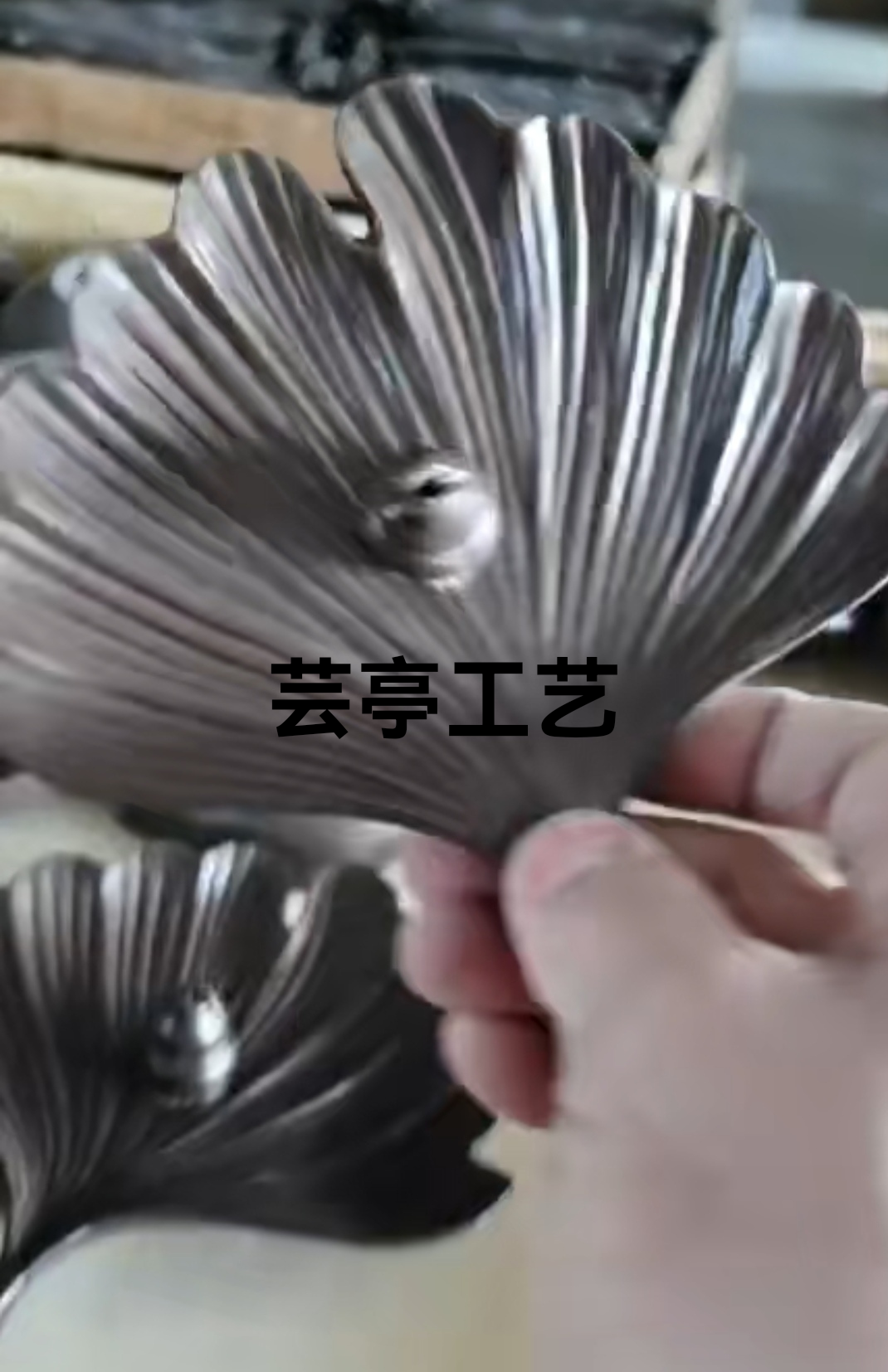 2021云亭工艺新品陶瓷银杏叶可点盘香线香