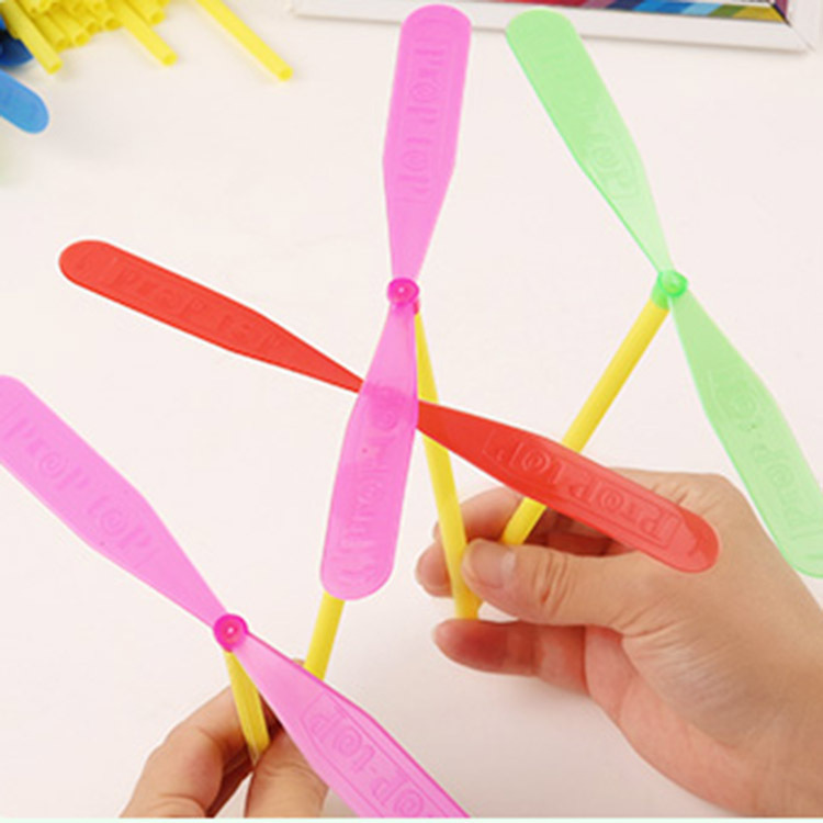 【中号】手搓塑料竹蜻蜓  户外小孩小玩具 传统怀旧玩具 地摊货源