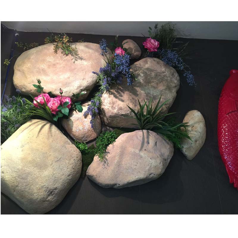 厂家直销仿真植物石头墙面装饰石头墙酒店厨窗树脂玻璃钢石头墙